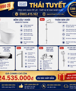 Combo thiết bị vệ sinh TOTO 25