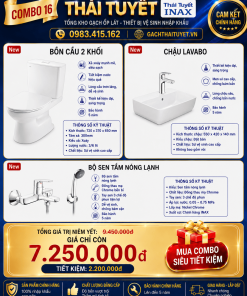 Combo thiết bị vệ sinh Inax 16