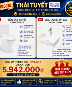 Combo thiết bị vệ sinh TOTO 02
