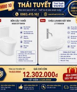 Combo thiết bị vệ sinh TOTO 10