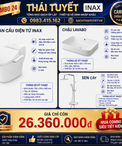 Combo thiết bị vệ sinh Inax 24