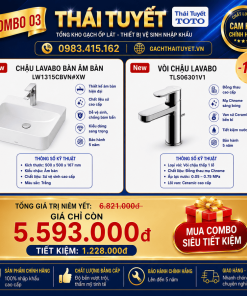 Combo thiết bị vệ sinh TOTO 03