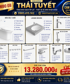 Combo thiết bị vệ sinh Viglacera số 8