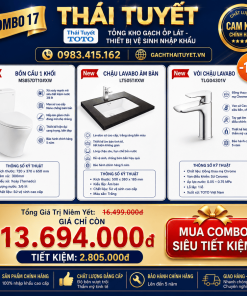 Combo thiết bị vệ sinh TOTO 17