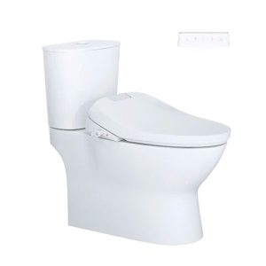 Bàn cầu hai khối nắp điện tử CAESAR mã CD1320+TAF610H