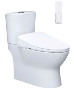 Bàn cầu hai khối nắp điện tử CAESAR mã CD1320+TAF710H