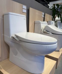 Bàn cầu một khối Cozy + Nắp rửa thông minh SLIM 3 INAX mã VF1858