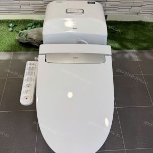 Bàn cầu một khối Dòng S400 kết hợp Nắp điện tử INAX mã AC-1032+CW-H20VN