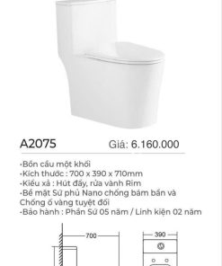 Bàn cầu một khối Kolni mã A2075
