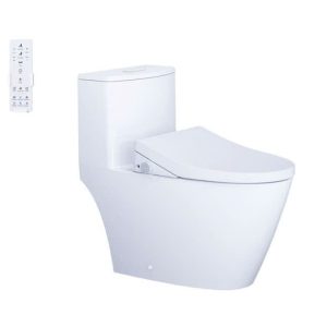 Bàn cầu một khối nắp cơ CAESAR mã C1363F+TAF512H