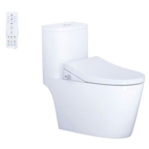 Bàn cầu một khối nắp cơ CAESAR mã C1364F+TAF512H