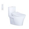 Bàn cầu một khối nắp điện tử CAESAR mã CD1340 + TAF512H