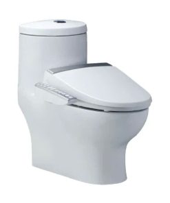 Bàn cầu một khối nắp điện tử CAESAR mã CD1357TAF200H