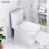 Bàn cầu một khối nắp đóng êm CAESAR mã C1394