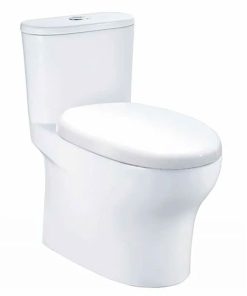 Bàn cầu một khối nắp đóng êm CAESAR mã C1394