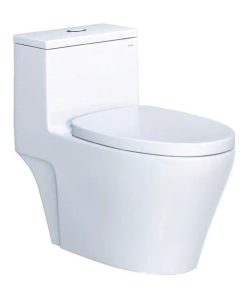 Bàn cầu một khối nắp êm CAESAR mã C1356
