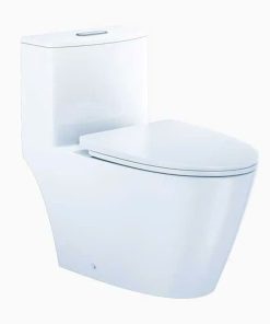 Bàn cầu một khối nắp êm CAESAR mã C1363