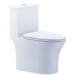 Bàn cầu một khối nắp êm CAESAR mã C1391