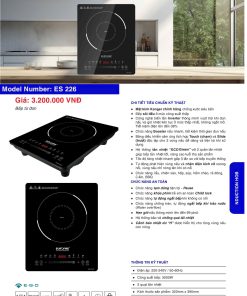 Bếp Điện Từ EUROFIRE mã ES 226