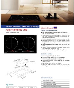 Bếp Điện Từ EUROFIRE mã EU-K115 MYSTERY