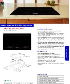 Bếp Điện Từ EUROFIRE mã EU-S25 INSPIRATISON