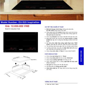 Bếp Điện Từ EUROFIRE mã EU-S25 INSPIRATISON