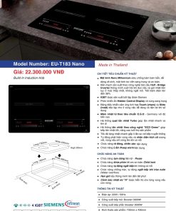 Bếp Điện Từ EUROFIRE mã EU-T183 NANO