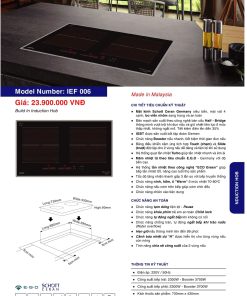 Bếp Điện Từ EUROFIRE mã IEF 006