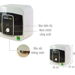 Bình nóng lạnh Rossi puro RPO15 SQ 15 lít vuông