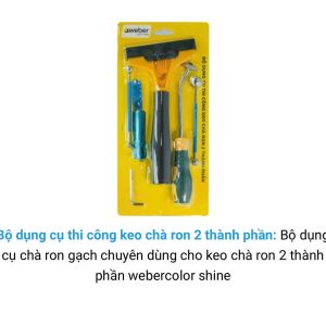 Bộ Dụng Cụ Thi Công Keo Chà Ron 2 Thành Phần WEBER