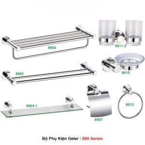 Bộ Phụ Kiện inox Geler 890 Series