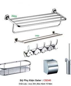 Bộ Phụ Kiện inox Geler CB340
