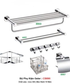 Bộ Phụ Kiện inox Geler CB890v