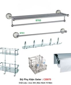 Bộ Phụ Kiện inox Geler CB970