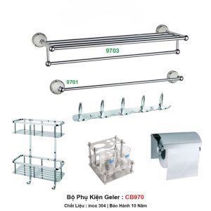 Bộ Phụ Kiện inox Geler CB970