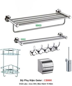 Bộ Phụ Kiện inox Geler CB990