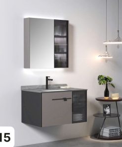 Bộ tủ chậu LAVABO 215 Chất liệu INOX