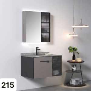 Bộ tủ chậu LAVABO 215 Chất liệu INOX