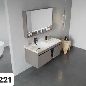 Bộ tủ chậu LAVABO 221 Chất liệu INOX
