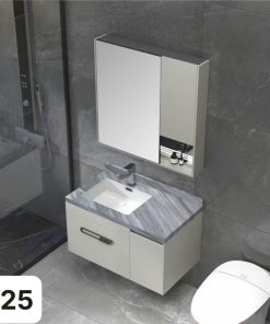 Bộ tủ chậu LAVABO 225 Chất liệu INOX