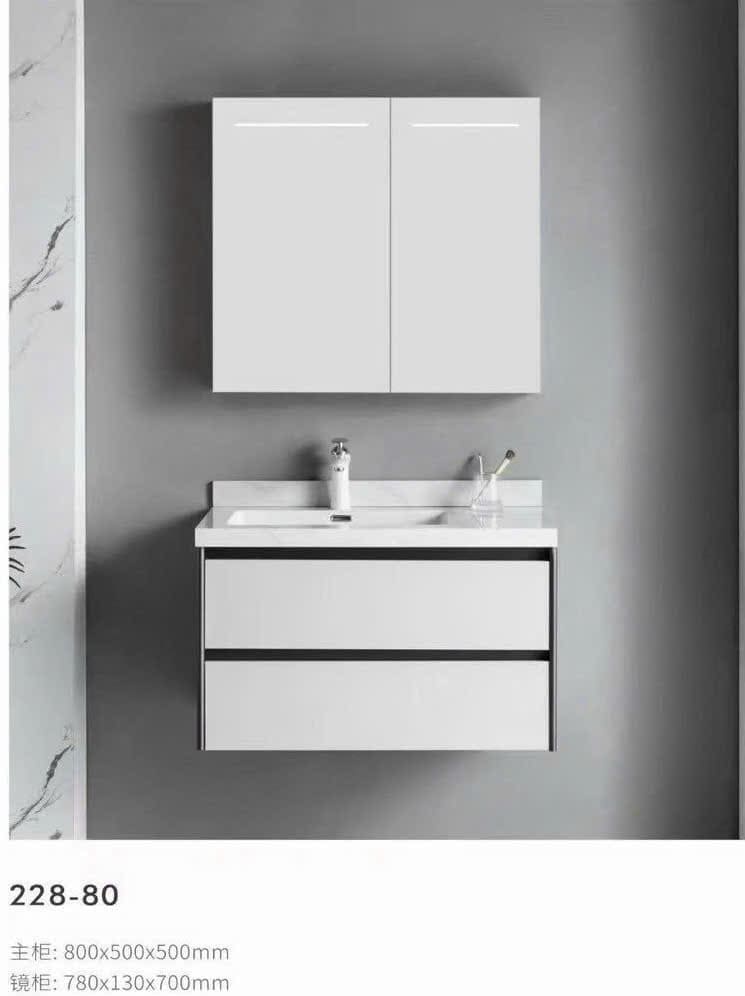Bộ tủ chậu LAVABO 228 Chất liệu INOX