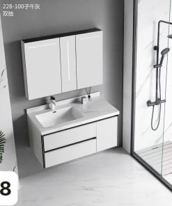 Bộ tủ chậu LAVABO 228 Chất liệu INOX