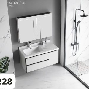 Bộ tủ chậu LAVABO 228 Chất liệu INOX