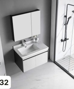 Bộ tủ chậu LAVABO 232 Chất liệu INOX