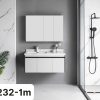 Bộ tủ chậu LAVABO 232 Chất liệu INOX