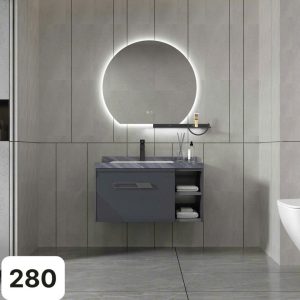 Bộ tủ chậu LAVABO 280 Chất liệu Gỗ Sơn Nhiệt