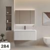Bộ tủ chậu LAVABO 284 Chất liệu Gỗ