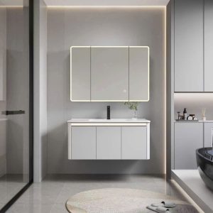 Bộ tủ chậu LAVABO 286 PVC chống nước