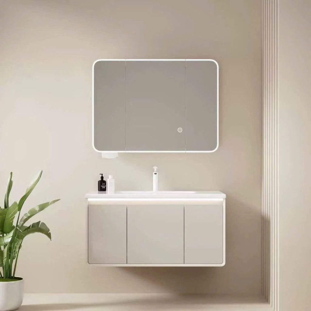 Bộ tủ chậu LAVABO 288 Chất liệu Gỗ