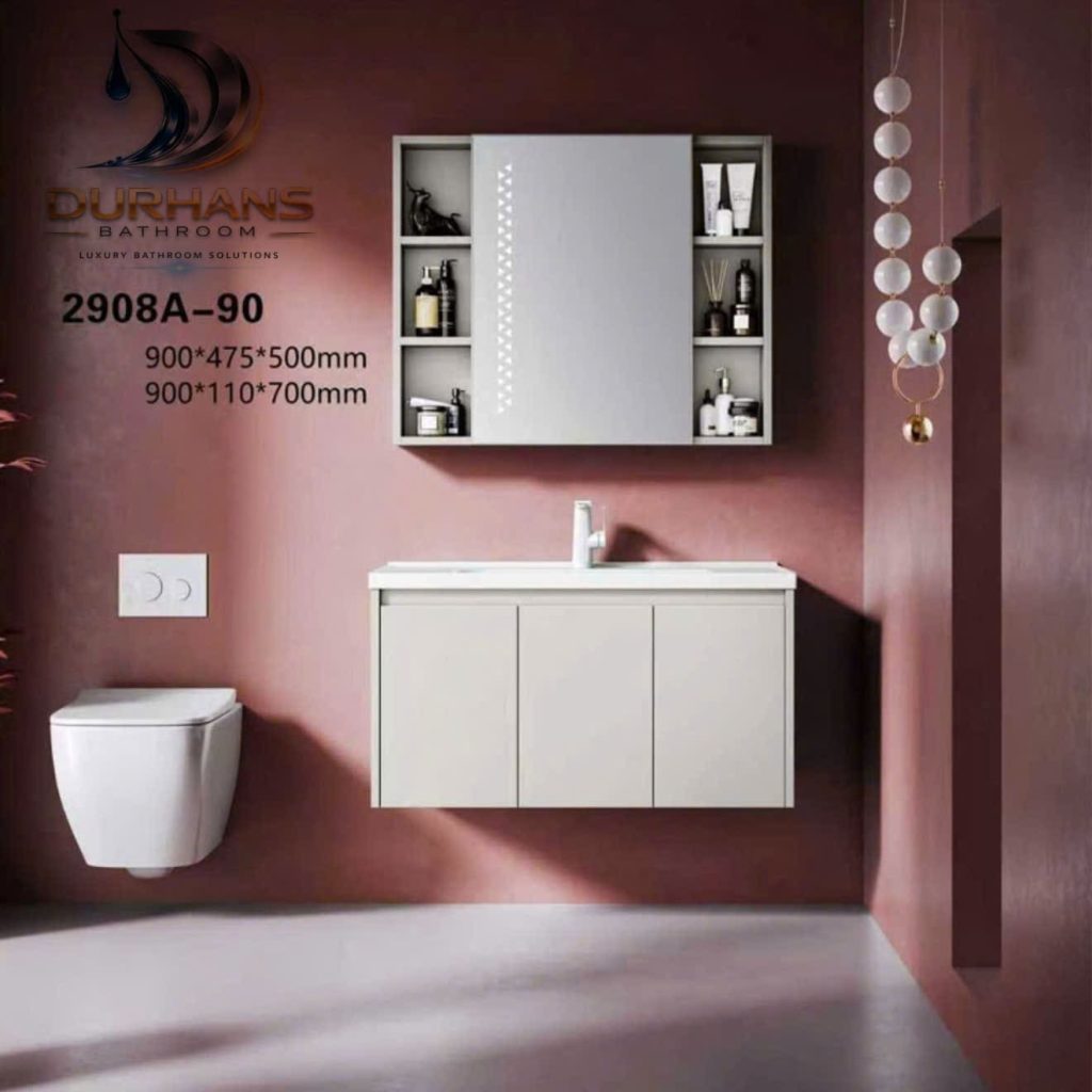Bộ tủ chậu LAVABO 2908A PC chống nước